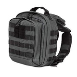 5.11 Rush Moab 6 Tactical Sling Pack Military Molle Backpack Bag, Style 56963, Black - backpacks4less.com