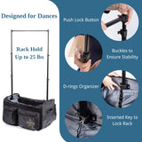 Professional Garment Duffel Bag for Dancer, 28 Inch Dance Bag with Garment Rack and Wheels for Competition, Collapsible, Water Resistant Premium Exterior Nylon Fabric - backpacks4less.com