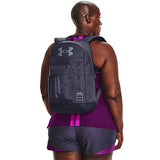 Under Armour Halftime Backpack, (558) Tempered Steel/Midnight Navy/Aurora Purple, One Size Fits All