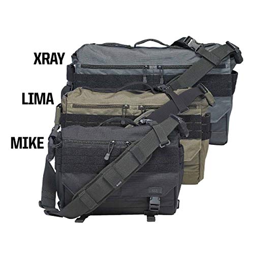 5.11 RUSH Delivery LIMA Tactical Messenger Bag, Medium, Style 56177, Double Tap - backpacks4less.com