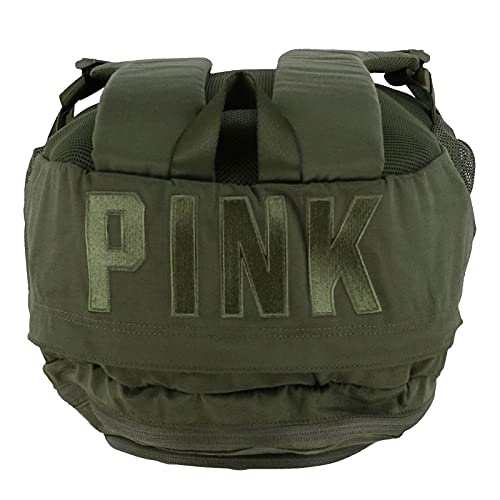 Victoria's Secret Pink Collegiate Backpack (Vintage Green) - backpacks4less.com