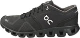 ON Men's Cloud X Sneakers, Black/Asphalt, 12.5 Medium US - backpacks4less.com