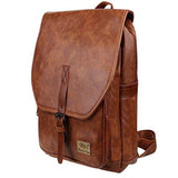 Zebella Women Leather Backpack Purse Fashion PU Causal Daypack School College Bookbag Laptop Bags - backpacks4less.com