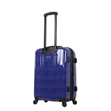 Mia Toro Italy Gita Hardside Spinner Carry-on, Blue, One Size