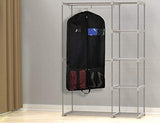 Simple Houseware 43-Inch Heavy Duty Garment Bag w/Pocket for Dresses, Coats - backpacks4less.com