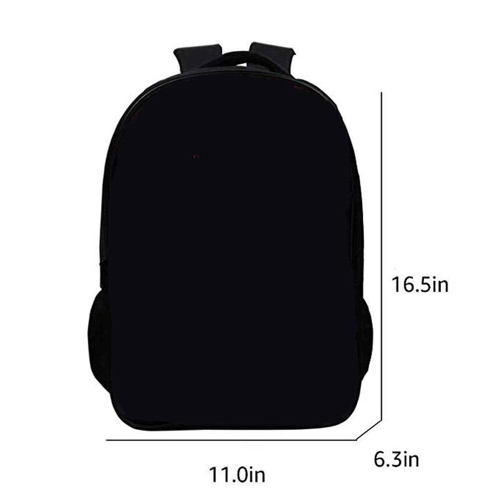Amke Stranger Printed Backpacks Student School Bag Laptop Backpack with USB Charging Port - backpacks4less.com