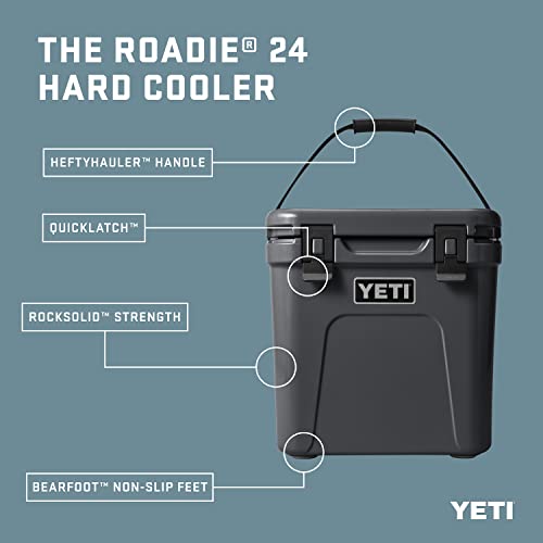 YETI Roadie 24 Cooler, Charcoal–