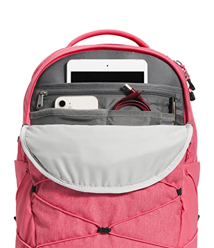 THE NORTH FACE Women's Borealis Backpack, Cosmo Pink Dark Heather/TNF White, One Size - backpacks4less.com