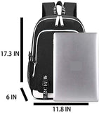 DarkT Stranger Things Backpack, Luminous School Bag, Laptop Backpack With USB Charging Port, Unisex College Daypack - backpacks4less.com