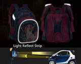 Meetbelify Big Kids Unicorn School Bags For Girls Elementary School Backpack Out Door Day Pack - backpacks4less.com