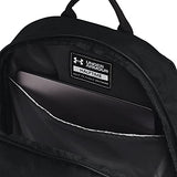Under Armour Halftime Backpack, Black (001)/White, One Size Fits All