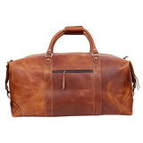 24" Leather Buffalo Travel Case Duffel Luggage Bag, Gym Travel Tote Duffel, Overnight Weekender - backpacks4less.com