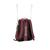 EASTON WALK-OFF IV Bat & Equipment Backpack Bag | Baseball Softball | 2020 | Maroon | 2 Bat Sleeves | Vented Shoe Pocket | External Helmet Holder | 2 Side Pockets | Valuables Pocket | Fence Hook - backpacks4less.com