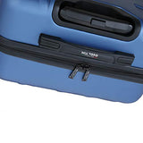 Mia Toro Italy Molded Art Hive Hard Side Spinner Luggage 3 Piece Set, Blue, One Size