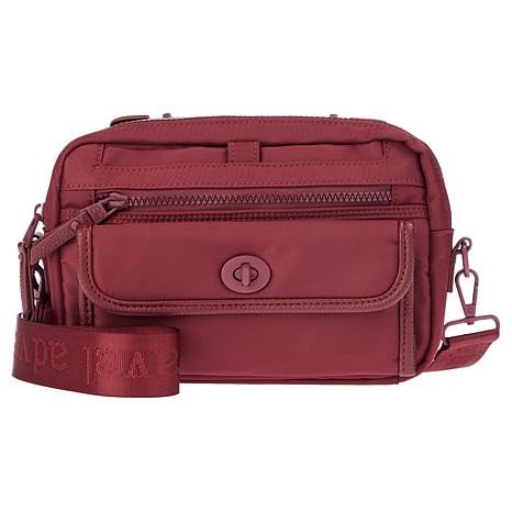 Samantha Brown Essential Crossbody Bag (Burgundy)
