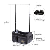 Professional Garment Duffel Bag for Dancer, 28 Inch Dance Bag with Garment Rack and Wheels for Competition, Collapsible, Water Resistant Premium Exterior Nylon Fabric - backpacks4less.com