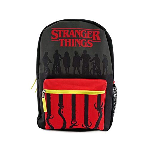 Netflix Stranger Things Character Backpack (Black) - backpacks4less.com