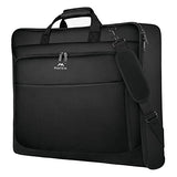 MATEIN Garment Bags, Large Suit Travel Bag with Pockets & Shoulder Strap for Business Trip, Professional Foldable Carry On Bag Gifts for Men Women, Client, Waterproof Luggage Bags for Travel, Black - backpacks4less.com