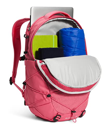 THE NORTH FACE Women's Borealis Backpack, Cosmo Pink Dark Heather/TNF White, One Size - backpacks4less.com