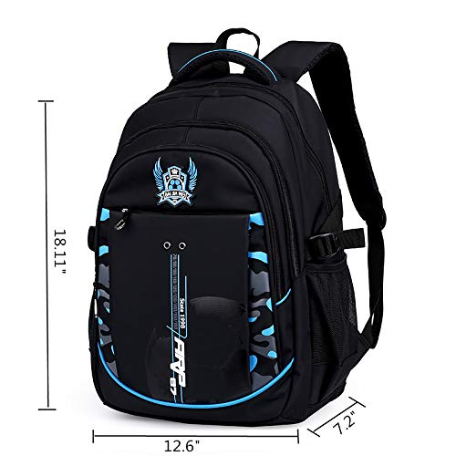 Waterproof School Backpack For Boys Men Kids Elementary School Bags Bookbag - backpacks4less.com