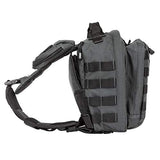 5.11 Rush Moab 6 Tactical Sling Pack Military Molle Backpack Bag, Style 56963, Black - backpacks4less.com