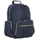 Kenneth Cole Reaction Women's Sophie Silky Nylon 15.0" Laptop & Tablet Anti-Theft RFID Backpack Laptop, Navy, One Size - backpacks4less.com