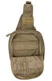 5.11 Rush Moab 6 Tactical Sling Pack Military Molle Backpack Bag, Style 56963, Brown - backpacks4less.com