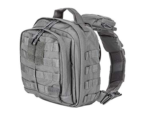 5.11 Rush Moab 6 Tactical Sling Pack Military Molle Backpack Bag, Style 56963, Grey - backpacks4less.com