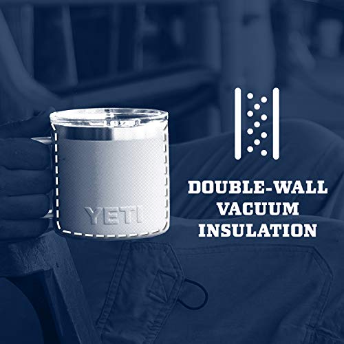 YETI Rambler 14 oz Mug, Vacuum Insulated, Stainless Steel with MagSlider Lid, Black - backpacks4less.com