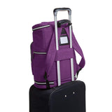 biaggi Zipsak Travel Laptop Backpack - TSA Friendly, Fits 16-inch Notebook, Perfect for Men & Women, College, Business, and Work (Purple)