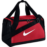 NIKE Brasilla Extra Small Duffel Bag University Red/Black/White - backpacks4less.com
