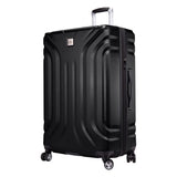 Skyway Nimbus 4.0 Expandable, Durable Hardside, 4 Wheel Spinner, Lightweight Suitcase, Unisex, Stylish, Black, Checked-Large 28-Inch