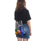 Clear Drawstring Bag Waterproof Stadium Drawstring Backpack - backpacks4less.com