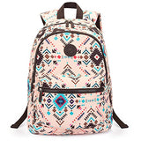 Montana West Bohemian Backpack Ethnic Aztec Geometric Daypack Boho Casual Canvas School Bookbag Travel Shoulder Bag MW1141-9110M-TN