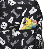 Meetbelify 3pcs Kids Rolling Backpacks Luggage Six Wheels Trolley School Bags ... (Black) - backpacks4less.com