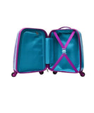 Disney Frozen Hard Side Spinner Trolley 18 Inch Luggage for Kids [Blue] - backpacks4less.com
