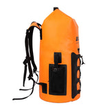 Buffalo Gear Portable Insulated Backpack Cooler Bag - Hands-Free and Collapsible, Waterproof and Soft-Sided Cooler Backpack for Hiking, The Beach, Picnics,Camping, Fishing - Orange,35 Liters,30 Can - backpacks4less.com