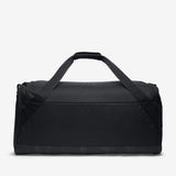 NIKE Brasilia Training Duffel Bag, Black/Black/White, Large - backpacks4less.com