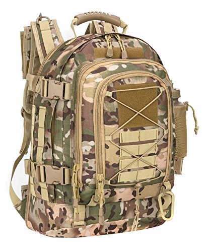 Military Expandable Travel Backpack Tactical Waterproof Work Backpack for Men(OCP) - backpacks4less.com