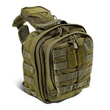 5.11 Tactical Rush Moab 6 Sling Pack, Water-Resistant, Customizable Sling Bag, Tac OD, 1 SZ, Style 56963 - backpacks4less.com