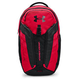 Under Armour Adult Hustle Pro Backpack , Red (600)/Metallic Ore , One Size Fits All