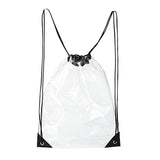 Clear Drawstring Bag Waterproof Stadium Drawstring Backpack - backpacks4less.com