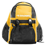 Diadora Squadra Backpack (Gold/Black) - backpacks4less.com