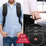 Swiss Gear 15.6" Rolling Computer Backpack (SWA0961) - backpacks4less.com
