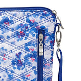 Baggallini womens pocket crossbody with RFID, Tie-dye Floral Quilt, One Size US - backpacks4less.com