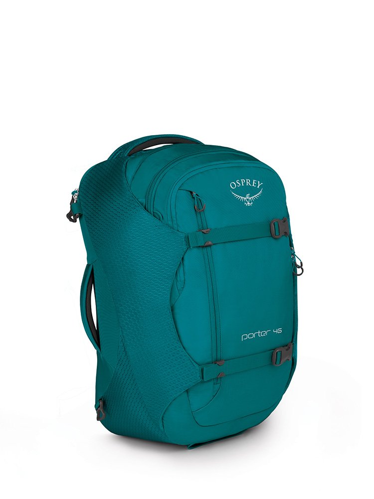 Osprey Packs Porter 46 Travel Backpack, Mineral Teal - backpacks4less.com