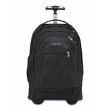 JanSport Driver 8 Core Series Wheeled Backpack (Black/Black) - backpacks4less.com