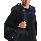 Under Armour Adult Hustle Pro Backpack , Midnight Navy (410)/Metallic Gold , One Size Fits All