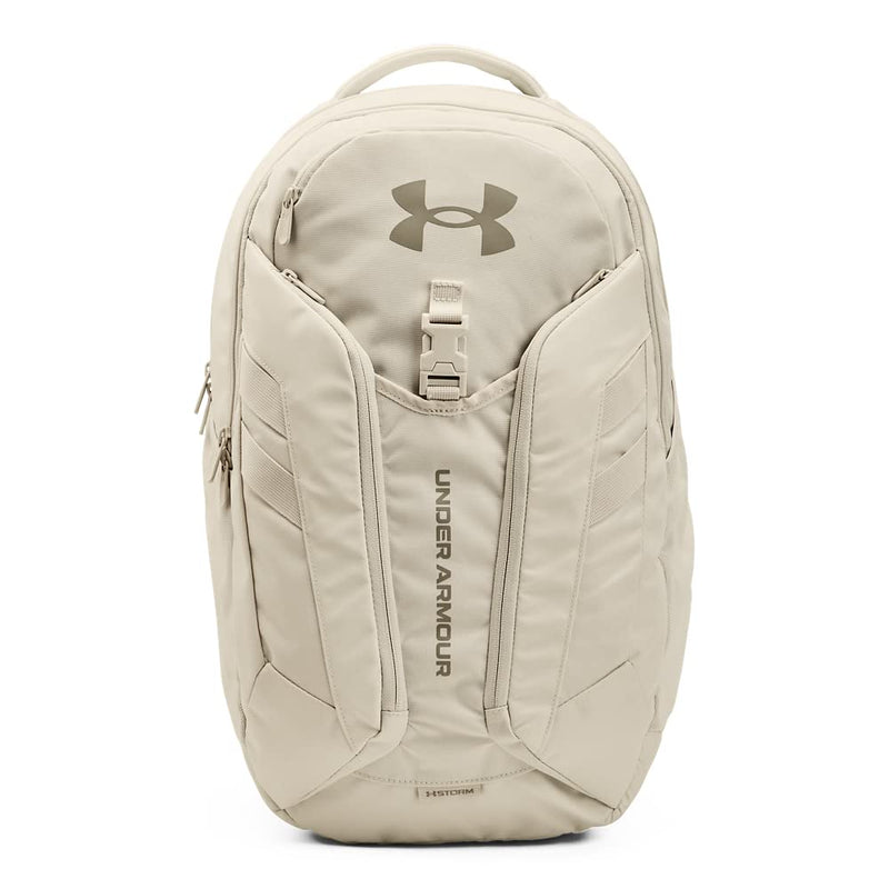 Under Armour Adult Hustle Pro Backpack , Stone (279)/White , One Size Fits All