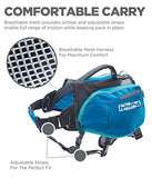 Outward Hound DayPak Blue Dog Saddleback Backpack, Large - backpacks4less.com